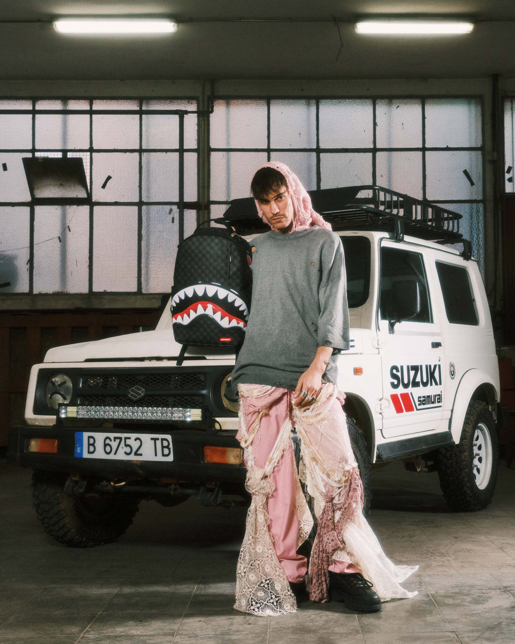 Limited Edition SHARKS IN PARIS HYPER PUFF BACKPACK