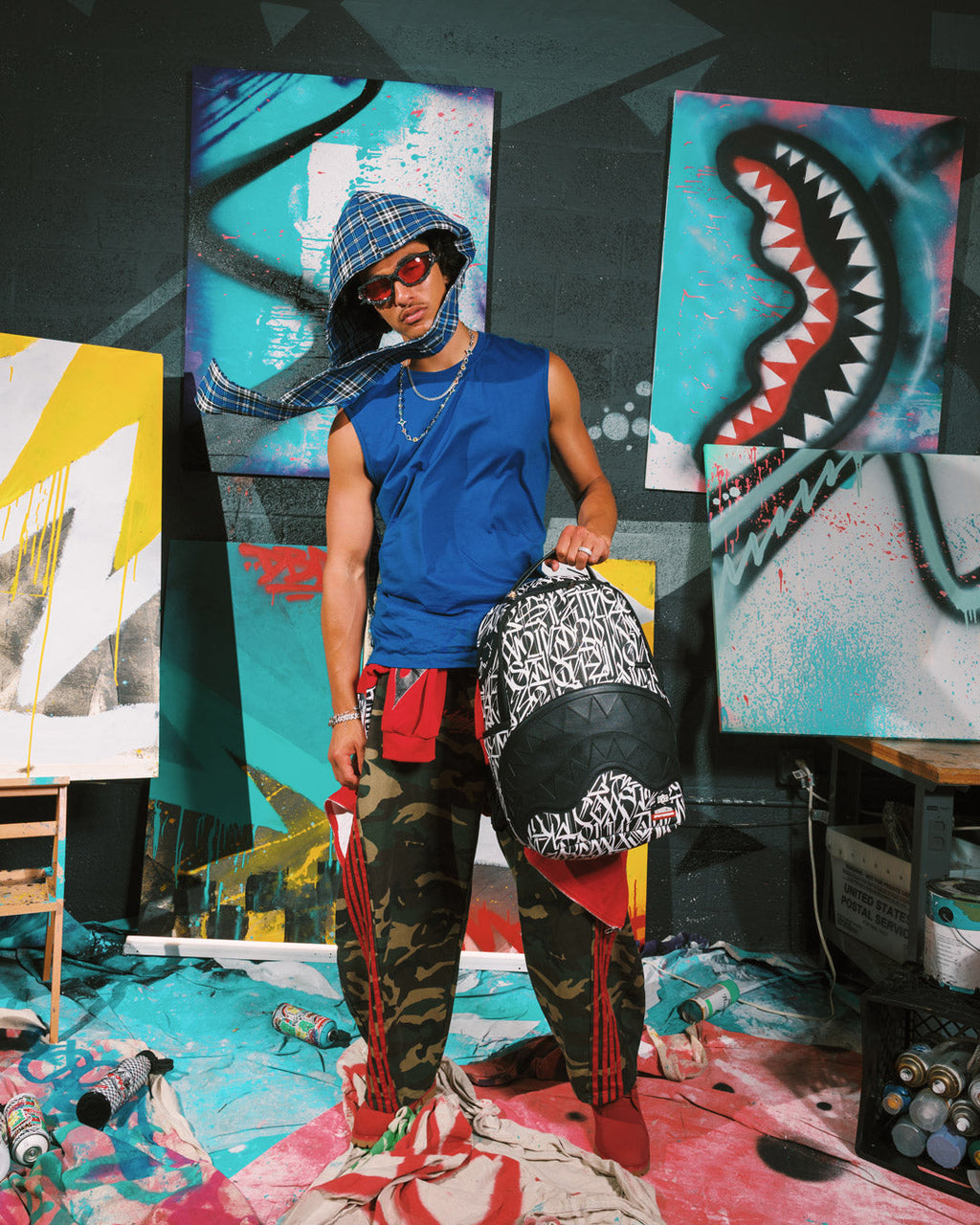 Limited Edition WYNWOOD WALLS COLLAB DEFER INFINITY ARMY BACKPACK