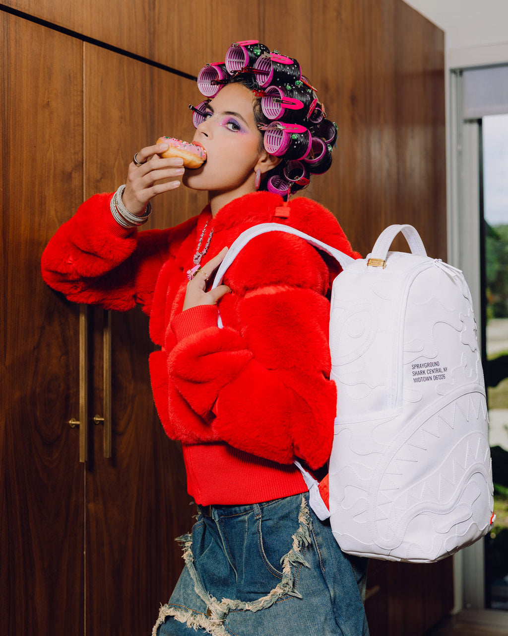 Limited Edition SHARK CENTRAL CAMO CUT & SEW BACKPACK
