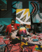 Limited Edition WYNWOOD WALLS COLLAB DAN LAM DRIPS BACKPACK
