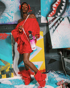 Limited Edition WYNWOOD WALLS COLLAB WATER BOTTLE OR SPRAYCAN HOLDER WHTPNK