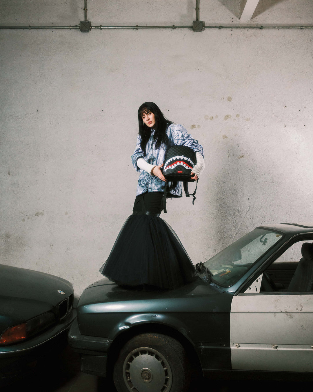 Limited Edition SHARKS IN PARIS HYPER PUFF SAVAGE BACKPACK