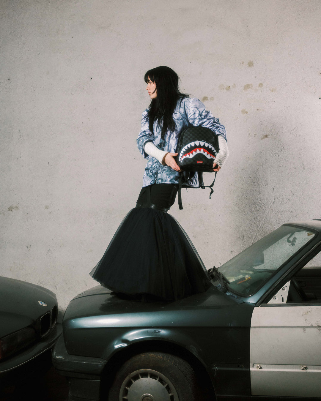 Limited Edition SHARKS IN PARIS HYPER PUFF SAVAGE BACKPACK