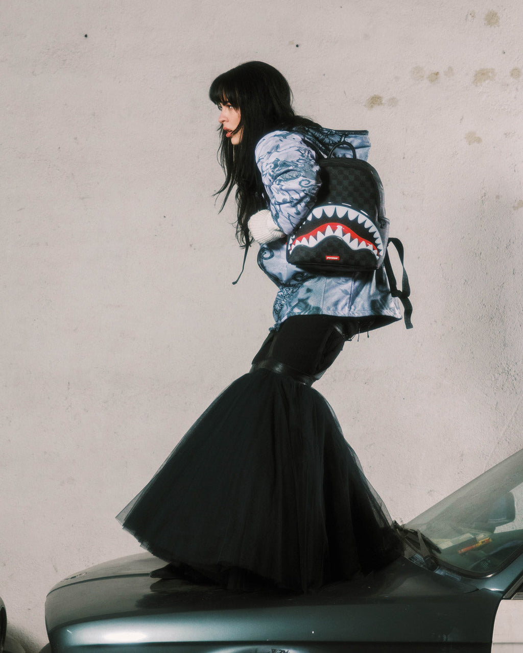 Limited Edition SHARKS IN PARIS HYPER PUFF SAVAGE BACKPACK