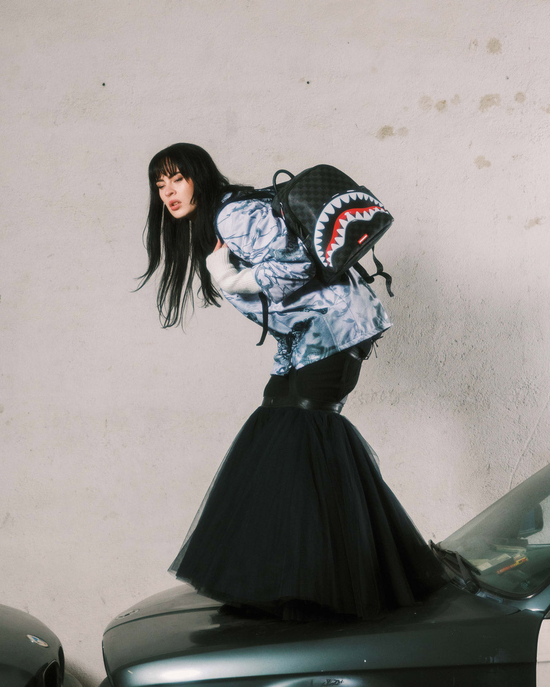 Limited Edition SHARKS IN PARIS HYPER PUFF SAVAGE BACKPACK