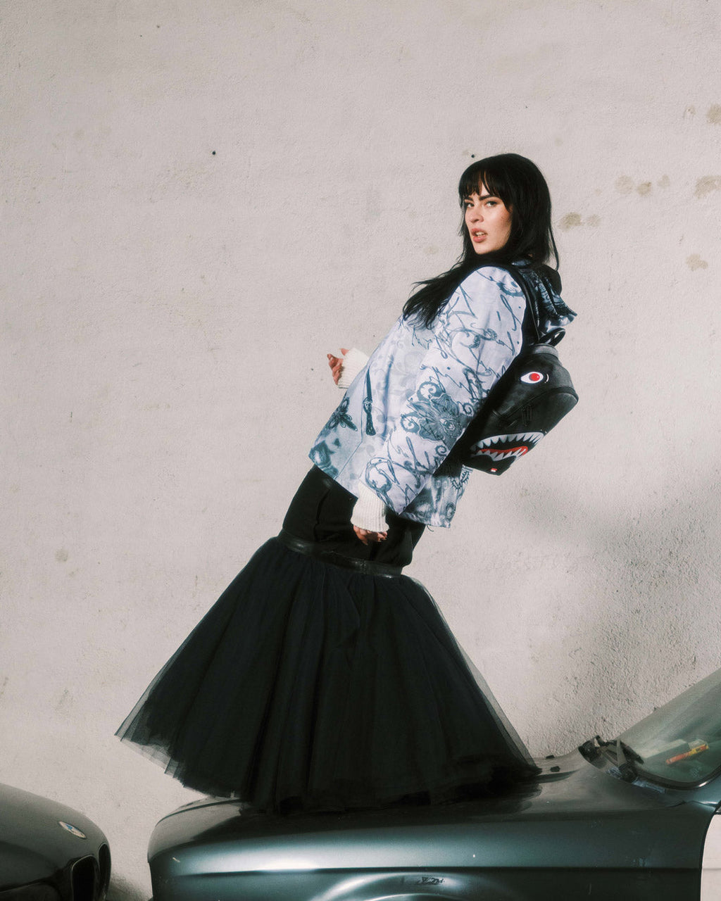 Limited Edition SHARKS IN PARIS HYPER PUFF SAVAGE BACKPACK