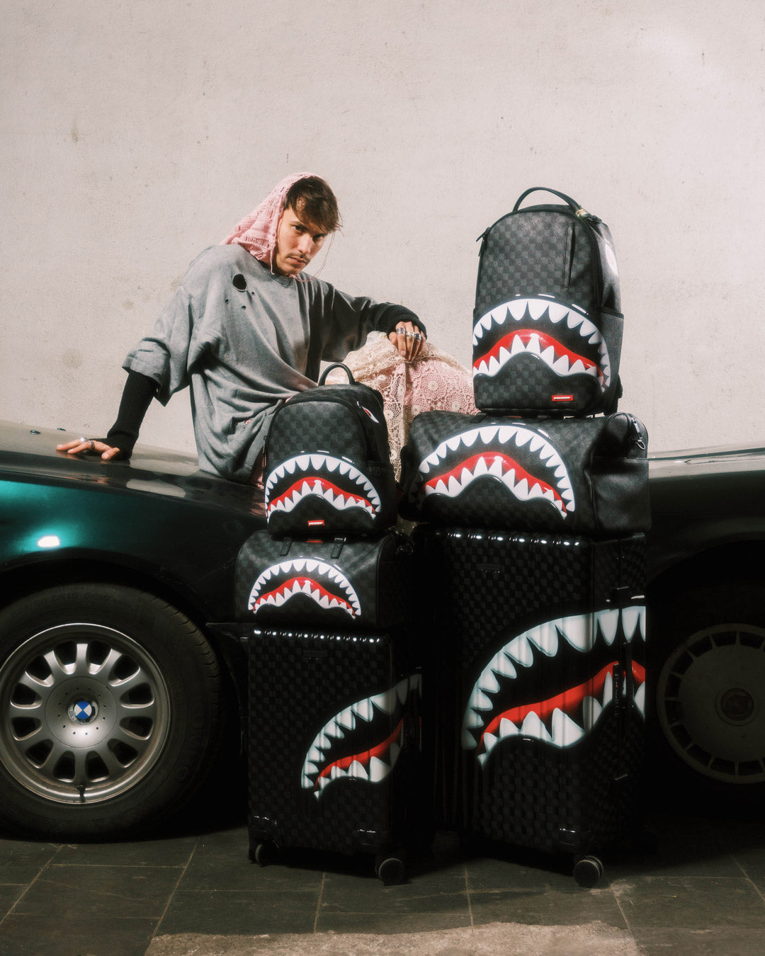 Limited Edition SHARKS IN PARIS HYPER PUFF MINI DUFFLE