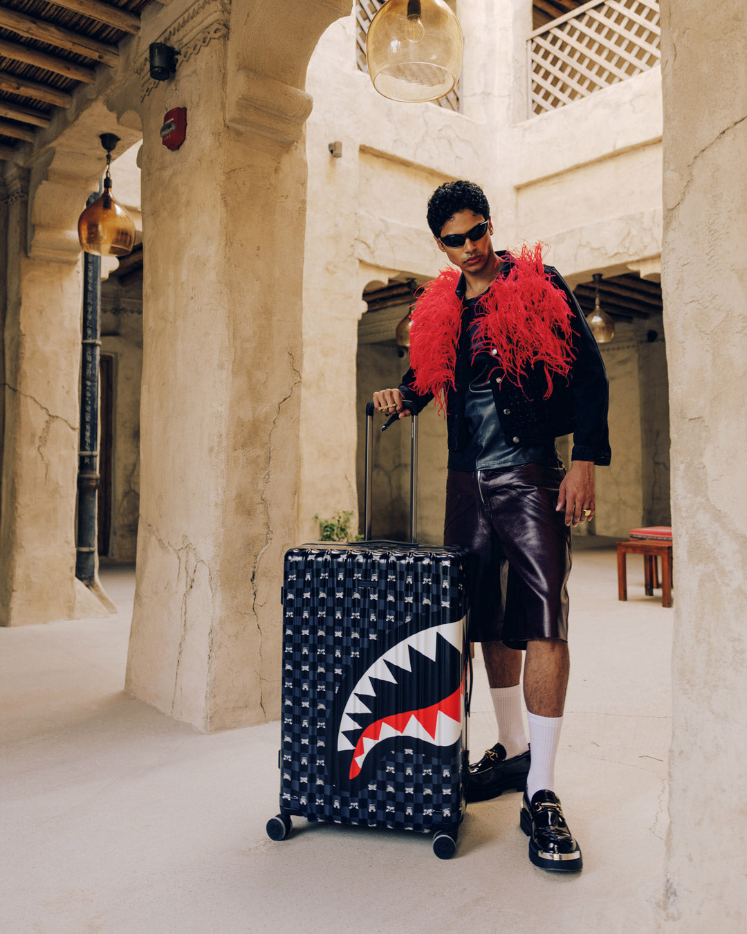 Limited Edition SHARK MOB HIDEOUT FULL-SIZE LUGGAGE