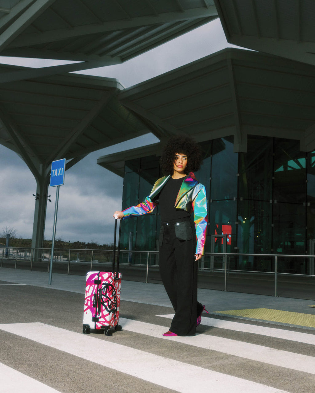 Limited Edition CRASH GRAFF TURBO CARRY-ON LUGGAGE