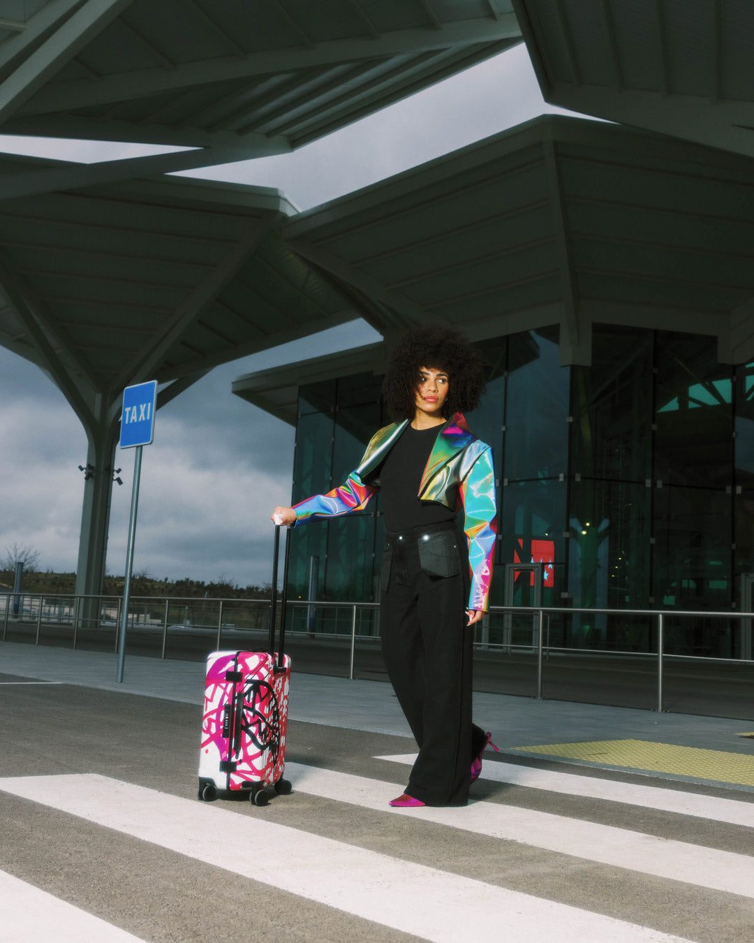 Limited Edition CRASH GRAFF TURBO CARRY-ON LUGGAGE