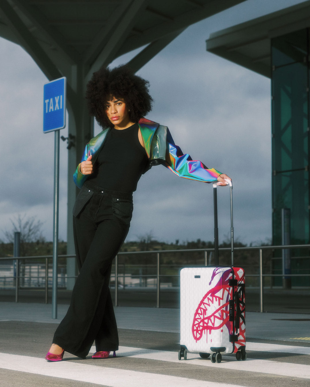 Limited Edition CRASH GRAFF TURBO CARRY-ON LUGGAGE