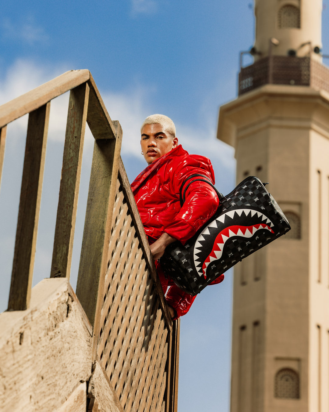 Limited Edition SHARK MOB HIDEOUT DUFFLE