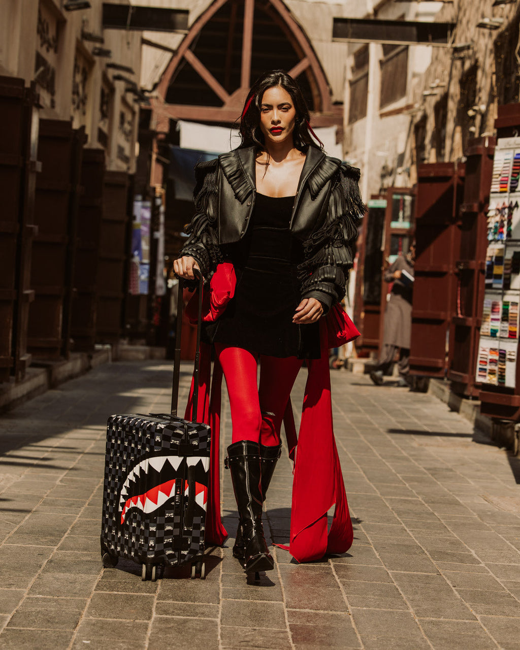 Limited Edition SHARK MOB HIDEOUT CARRY-ON LUGGAGE