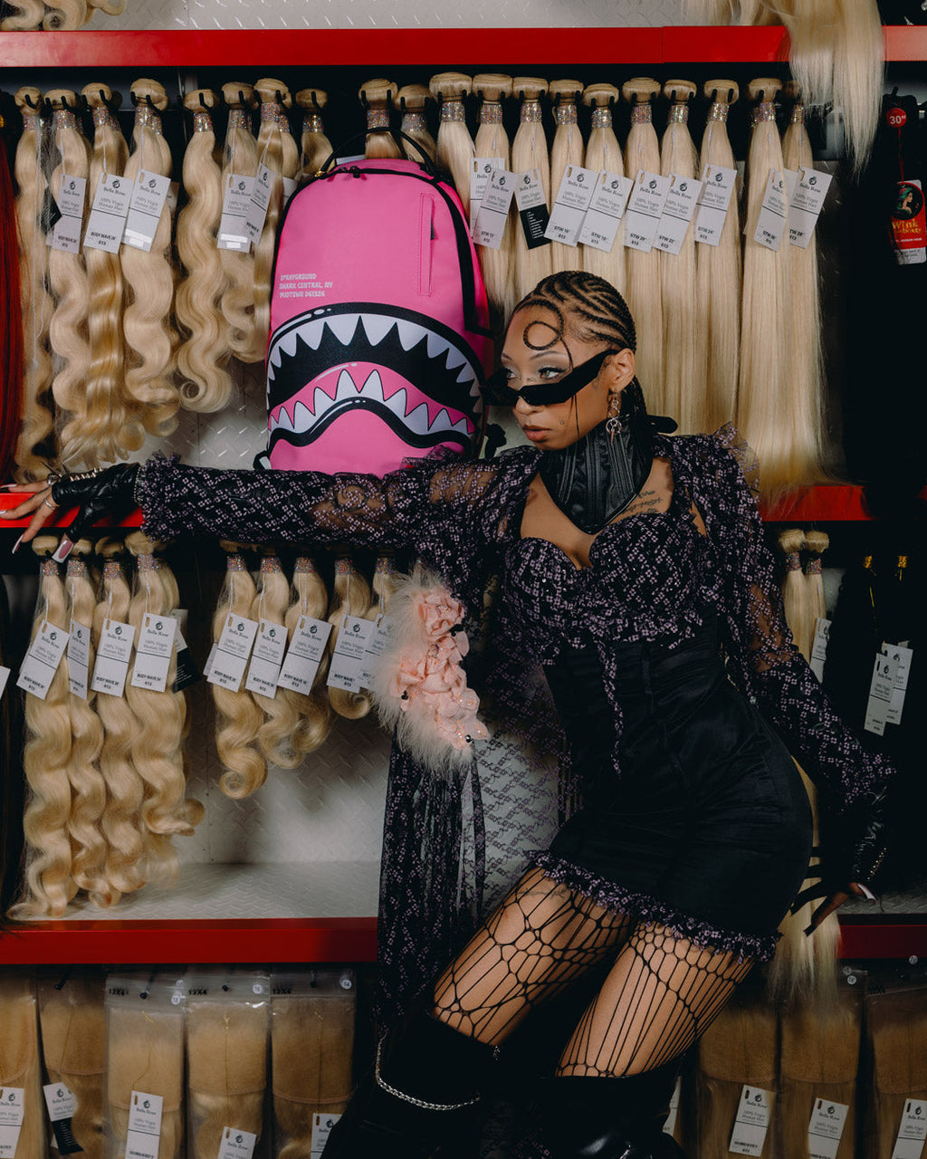 Limited Edition SHARK CENTRAL BUBBLE SHARK PINK BACKPACK