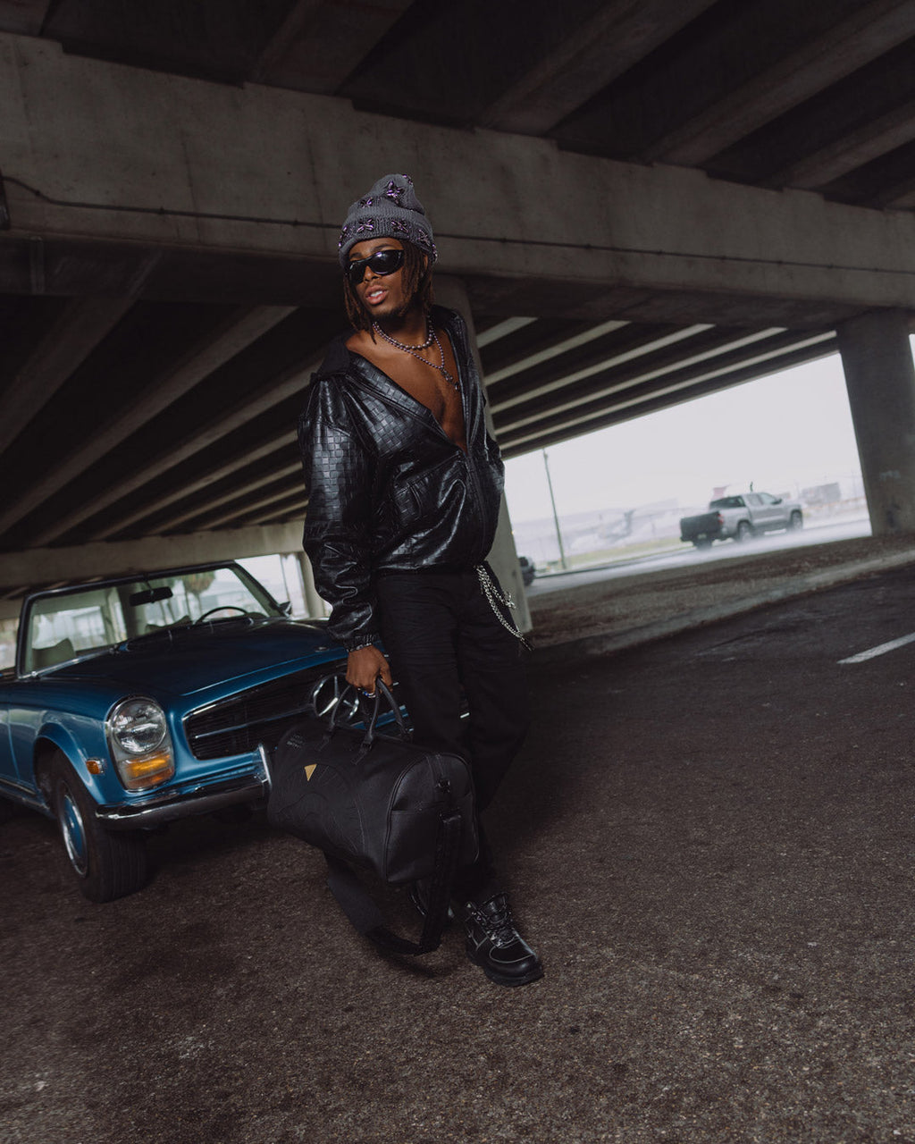 Limited Edition THE GOLDEN FANG SHARK DUFFLE