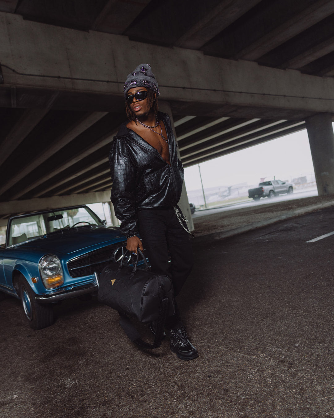 Limited Edition THE GOLDEN FANG SHARK DUFFLE