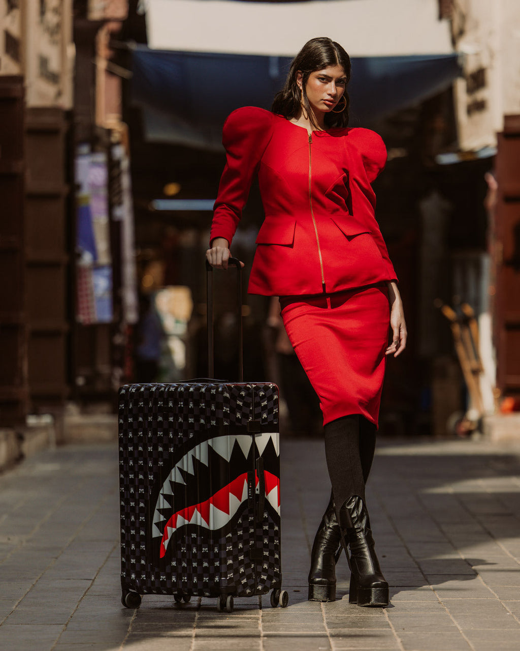 Limited Edition SHARK MOB HIDEOUT FULL-SIZE LUGGAGE