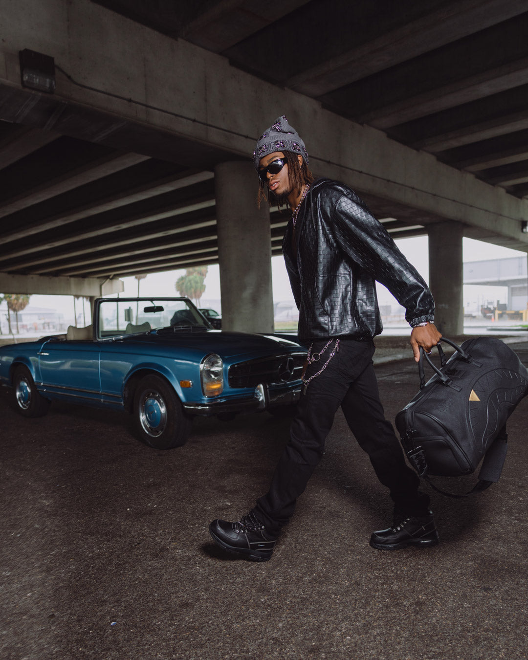 Limited Edition THE GOLDEN FANG SHARK DUFFLE