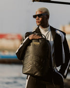 Limited Edition GOLD BRICK DRIP BLACK BACKPACK