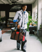 Limited Edition KATANA CHECK BOSS PYRAMID DUFFLE