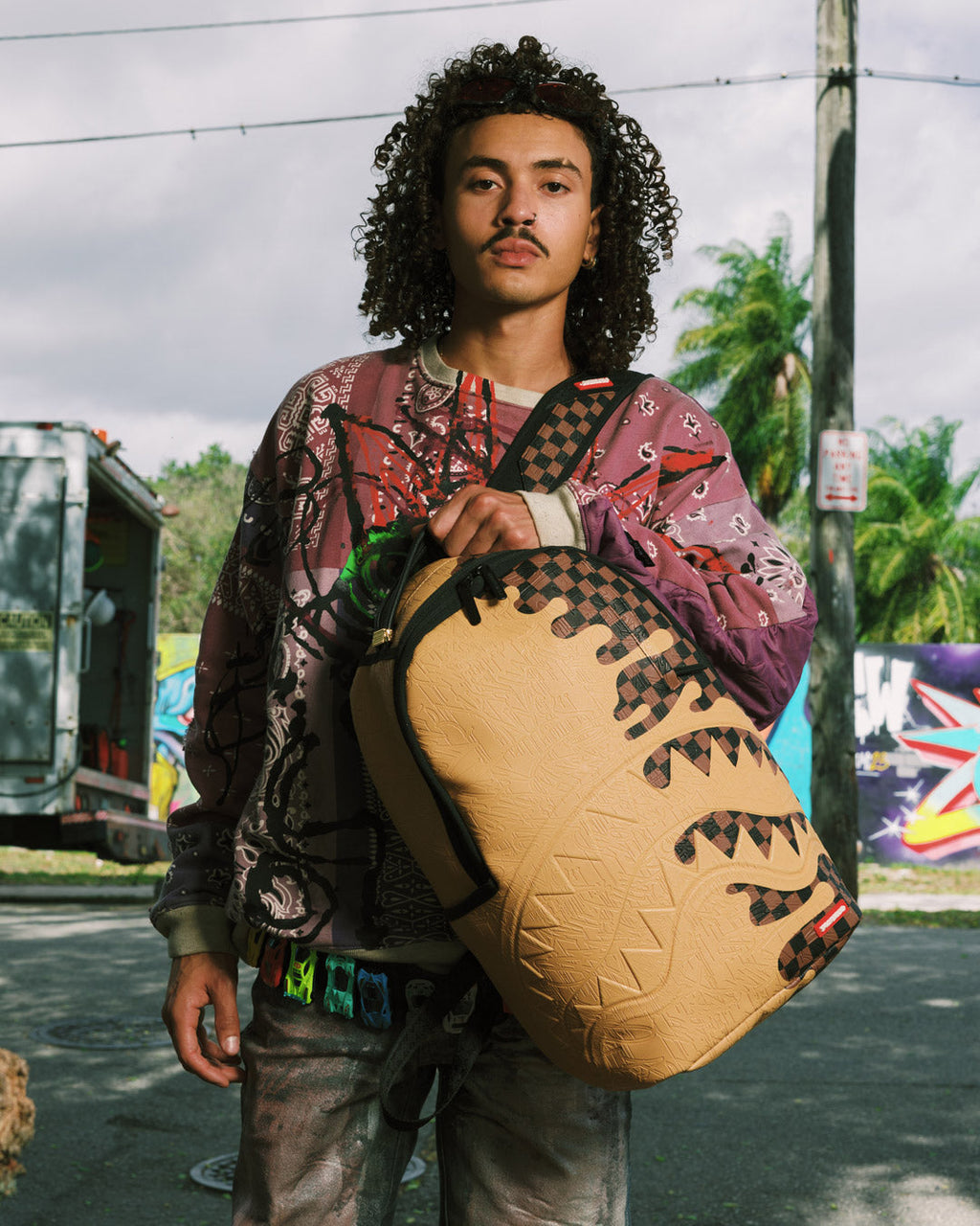 Limited Edition DESIGNER DRIP EFFECT BACKPACK
