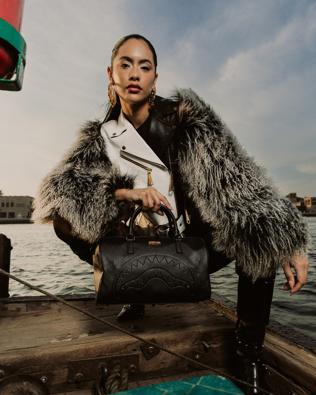 Limited Edition GOLD BRICK DRIP MINI DUFFLE
