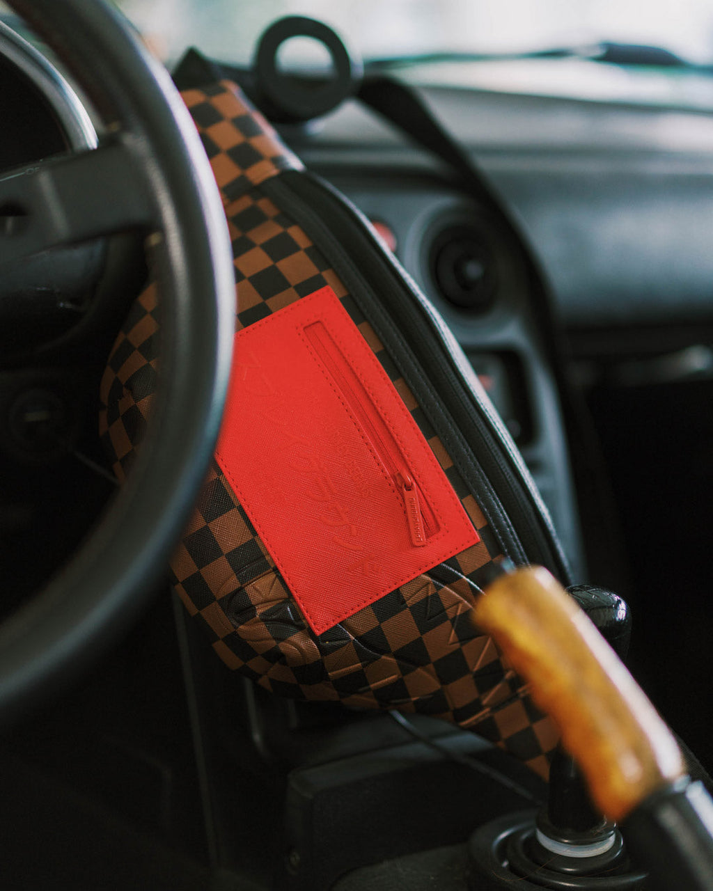Limited Edition KATANA CHECK BOSS SAVVY CROSSBODY