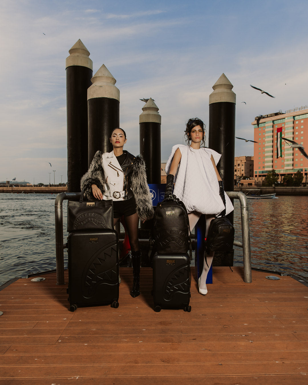 Limited Edition GOLD BRICK DRIP CARRY-ON LUGGAGE