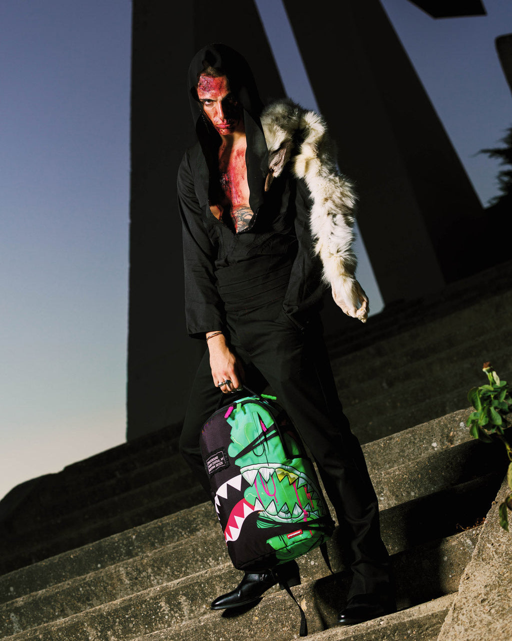 Limited Edition ZOMBIE OOZE SHARK CENTRAL BACKPACK