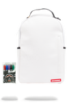 Limited Edition THE SPRAYGROUND DIY WHITE BACKPACK VEGAN LEATHER & INNER MONEY LINING & MARKERS INCLUDED