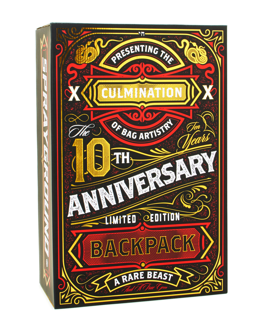 Limited Edition THE 10 YEAR HUSTLE BACKPACK. MYSTERY BOX. NUMBERED 1 OF 100