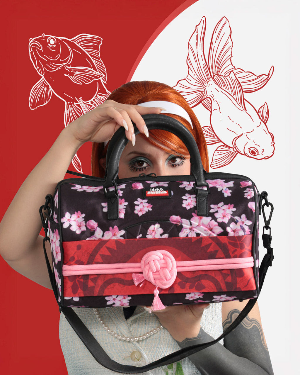 Limited Edition OUKA KENRAN HAYUMI HOKAZANO OFFICIAL COLLAB MINI DUFFLE