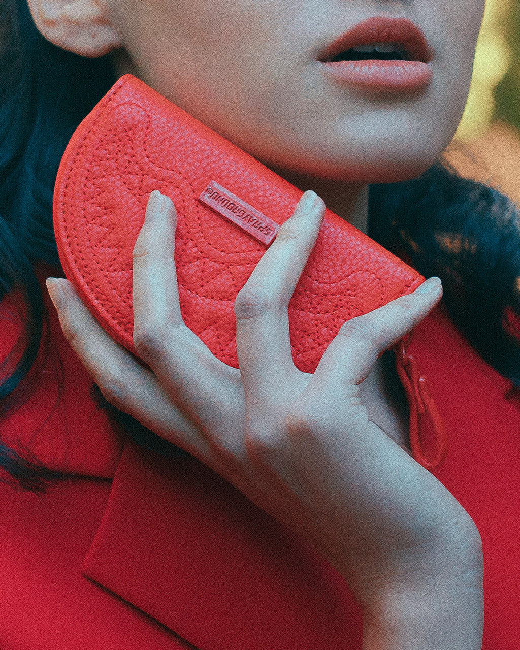 Limited Edition RED RIVIERA SHARK POUCH