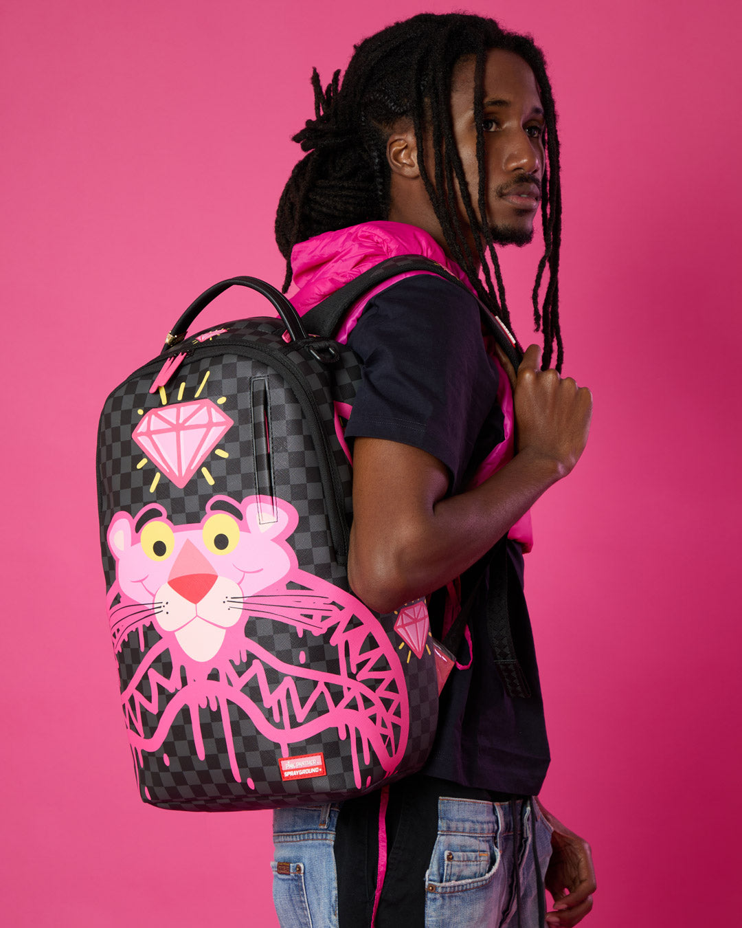 Limited Edition PINK PANTHER DIAMOND SHARK BACKPACK
