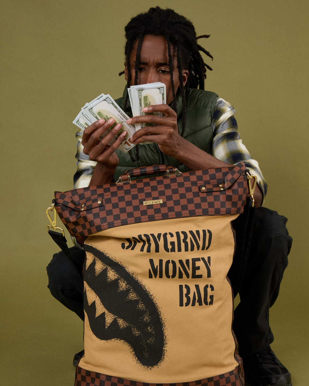 Limited Edition SPRAYGROUND MONEY BAG