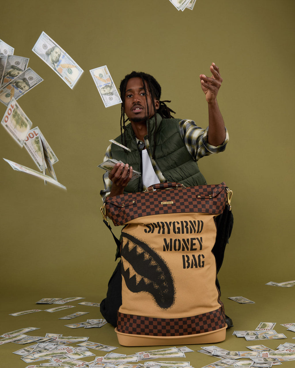 Limited Edition SPRAYGROUND MONEY BAG