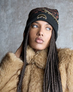 Limited Edition GOLD CHAIN CHECK BEANIE