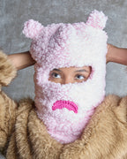 Limited Edition PINK FLEECE BEAR EARS SKI MASK