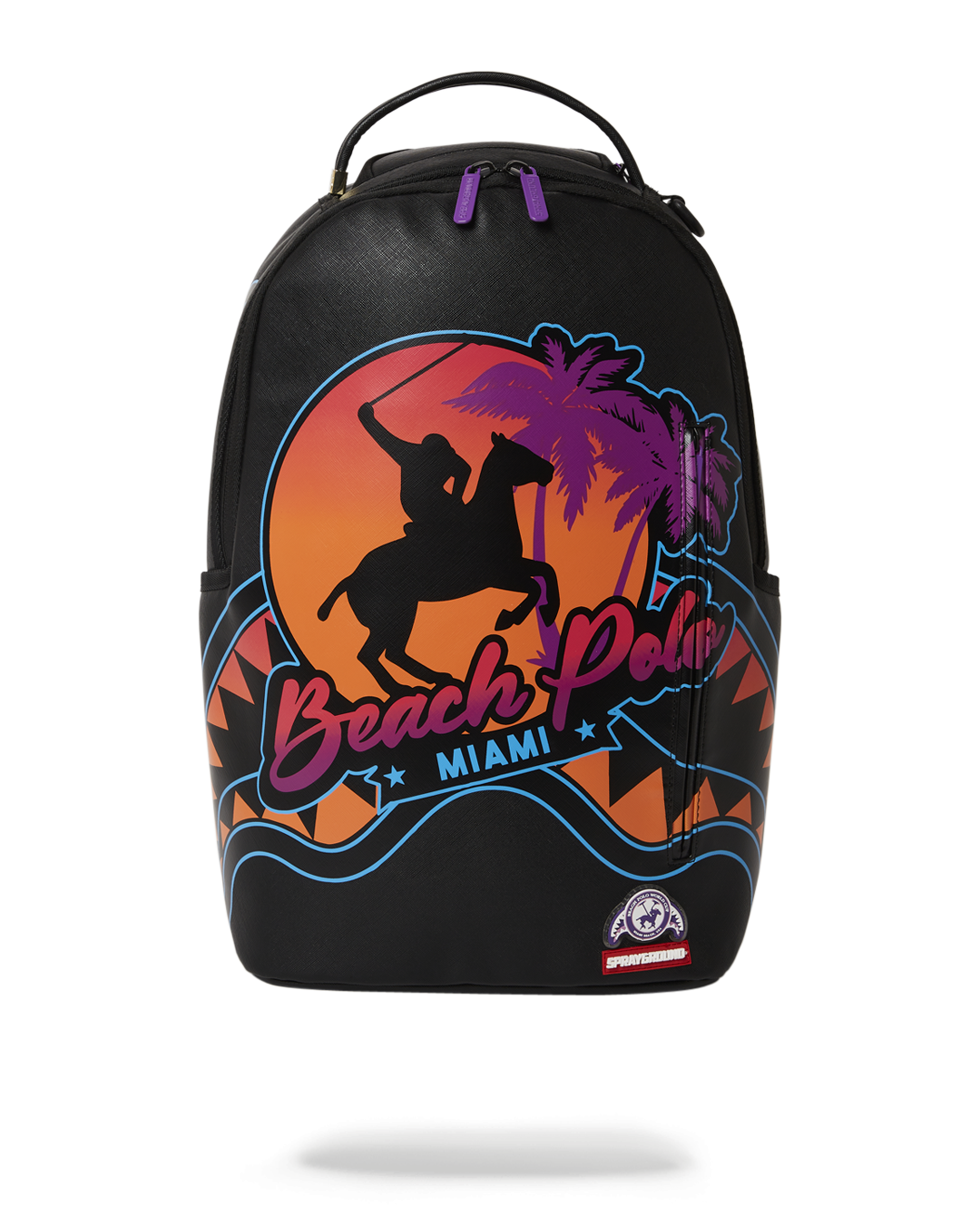 Limited Edition MIAMI BEACH POLO COLLAB BACKPACK DLXV-BLACK