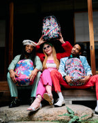 Limited Edition COLLABORATION HIDEKI SAIJO ABSTRACT FLOW BACKPACK