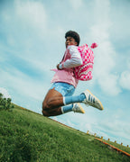 Limited Edition FURZILLA SHARK PINK CHECK BACKPACK