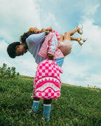 Limited Edition FURZILLA SHARK PINK CHECK BACKPACK