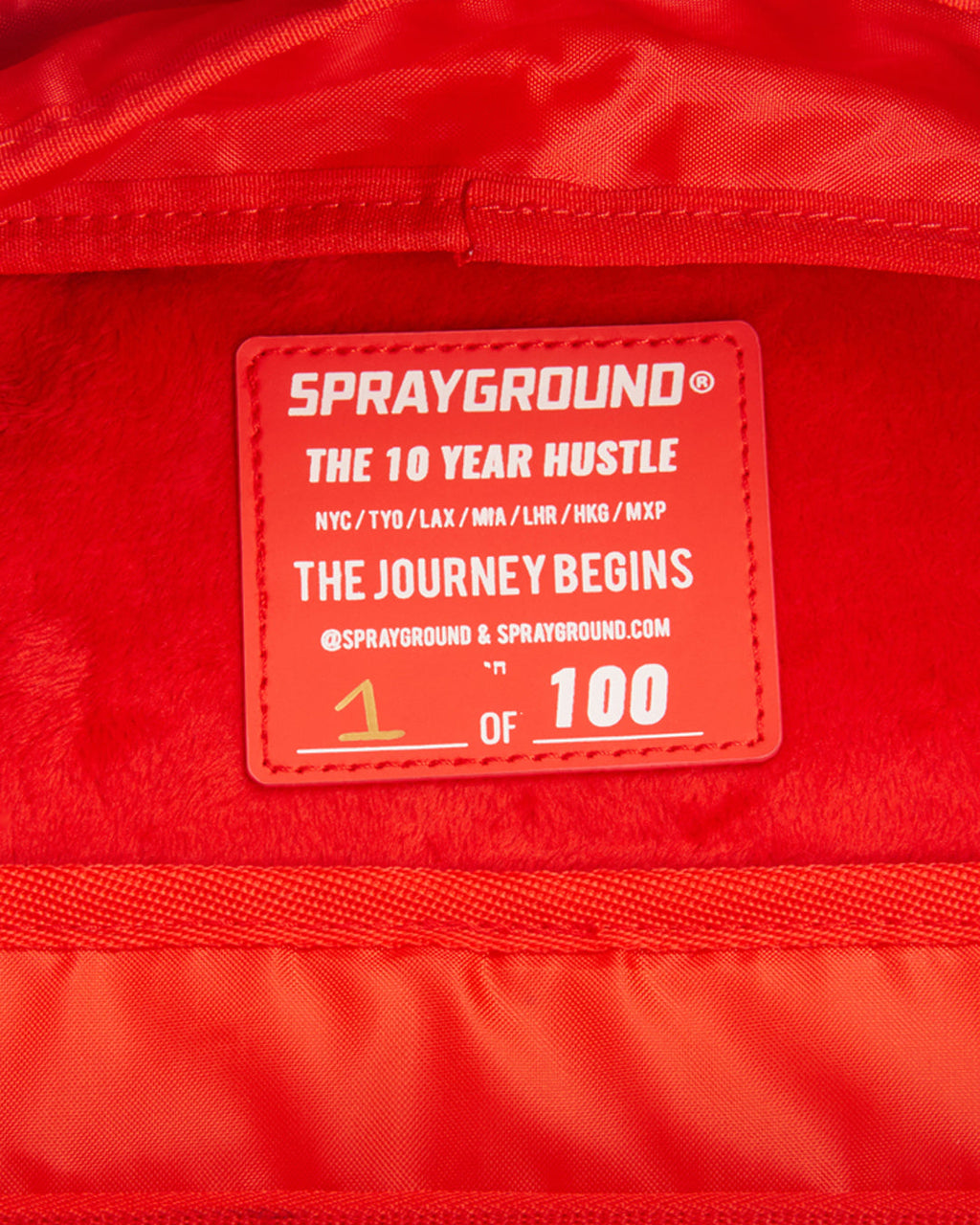 Limited Edition THE 10 YEAR HUSTLE BACKPACK. MYSTERY BOX. NUMBERED 1 OF 100