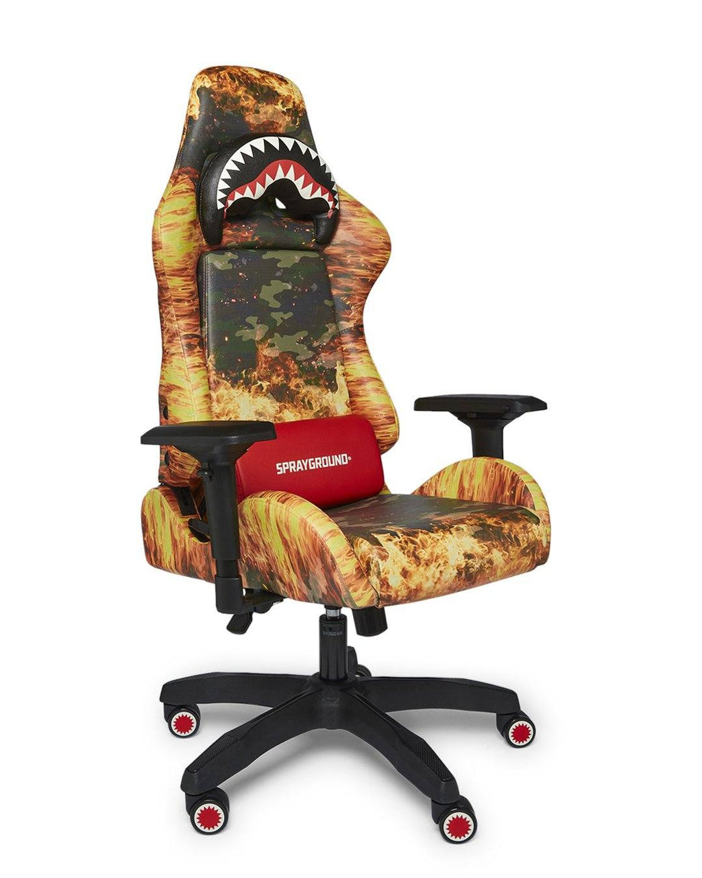 Limited Edition FIRE CAMO GAMING CHAIR - SUPER RARE