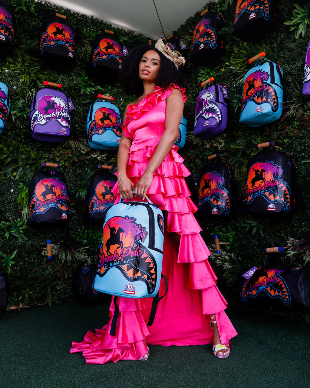 Limited Edition MIAMI BEACH POLO COLLAB BACKPACK DLXV-SKY