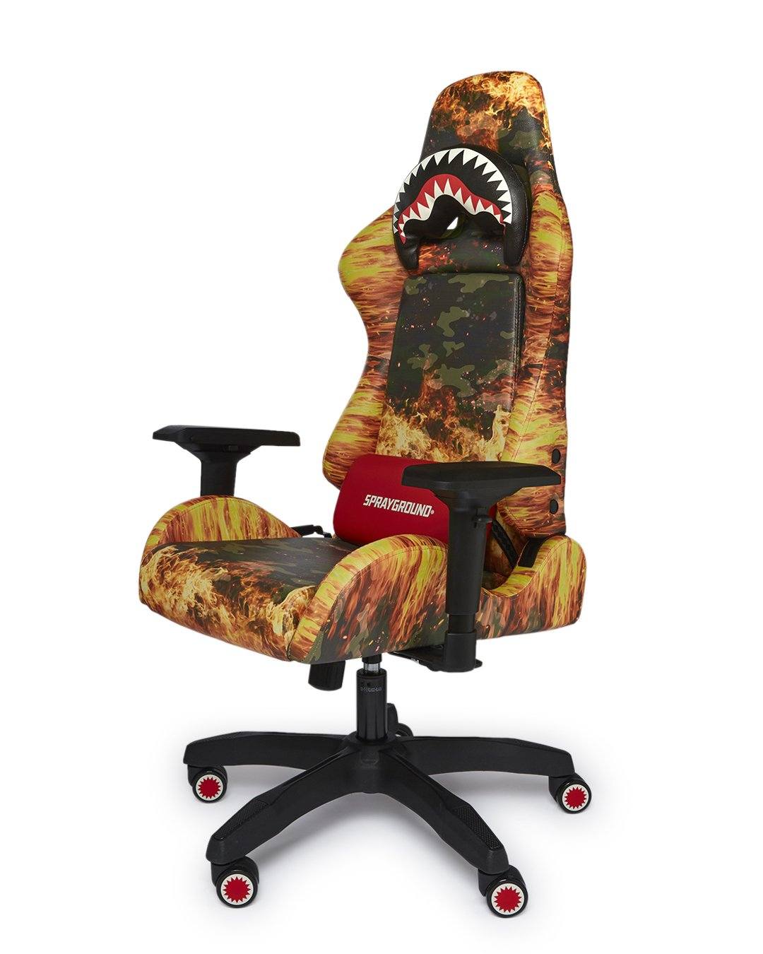 Limited Edition FIRE CAMO GAMING CHAIR - SUPER RARE
