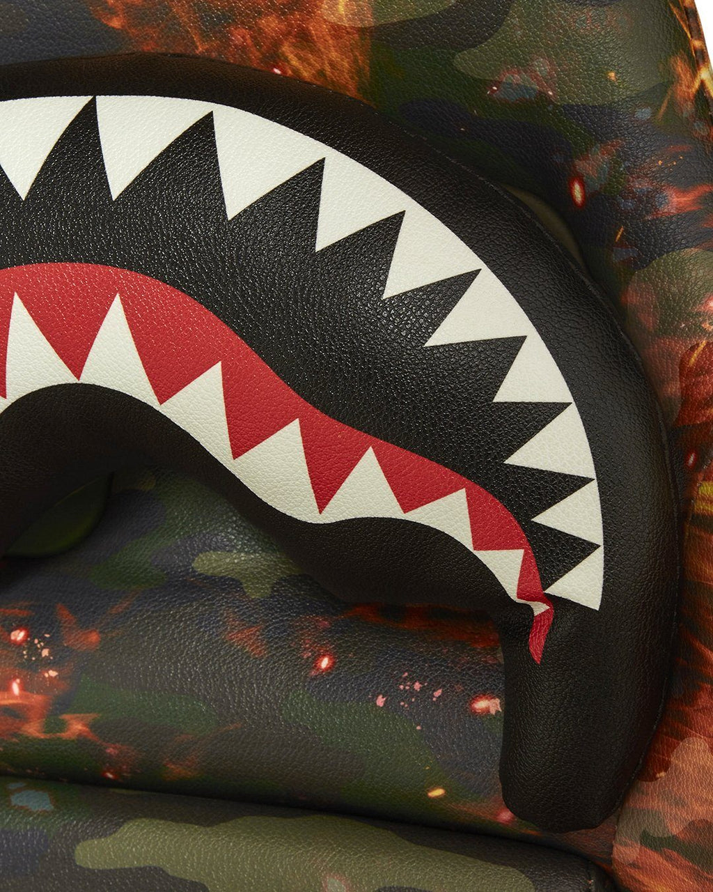 Limited Edition FIRE CAMO GAMING CHAIR - SUPER RARE