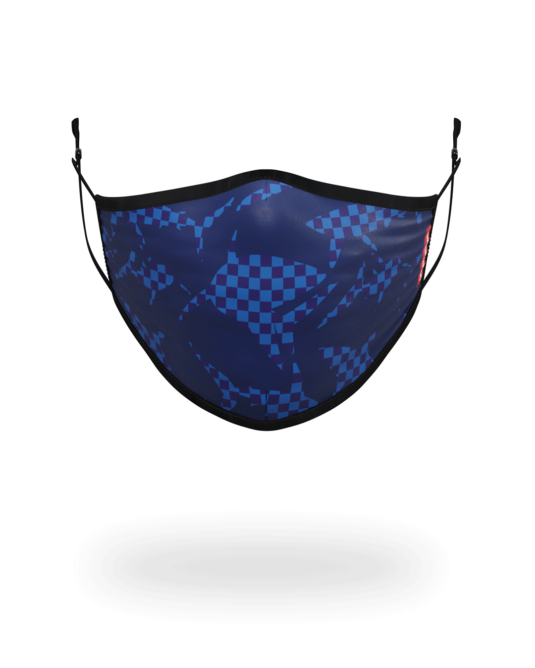 Limited Edition SHARK CHECK BLUE FACE MASK