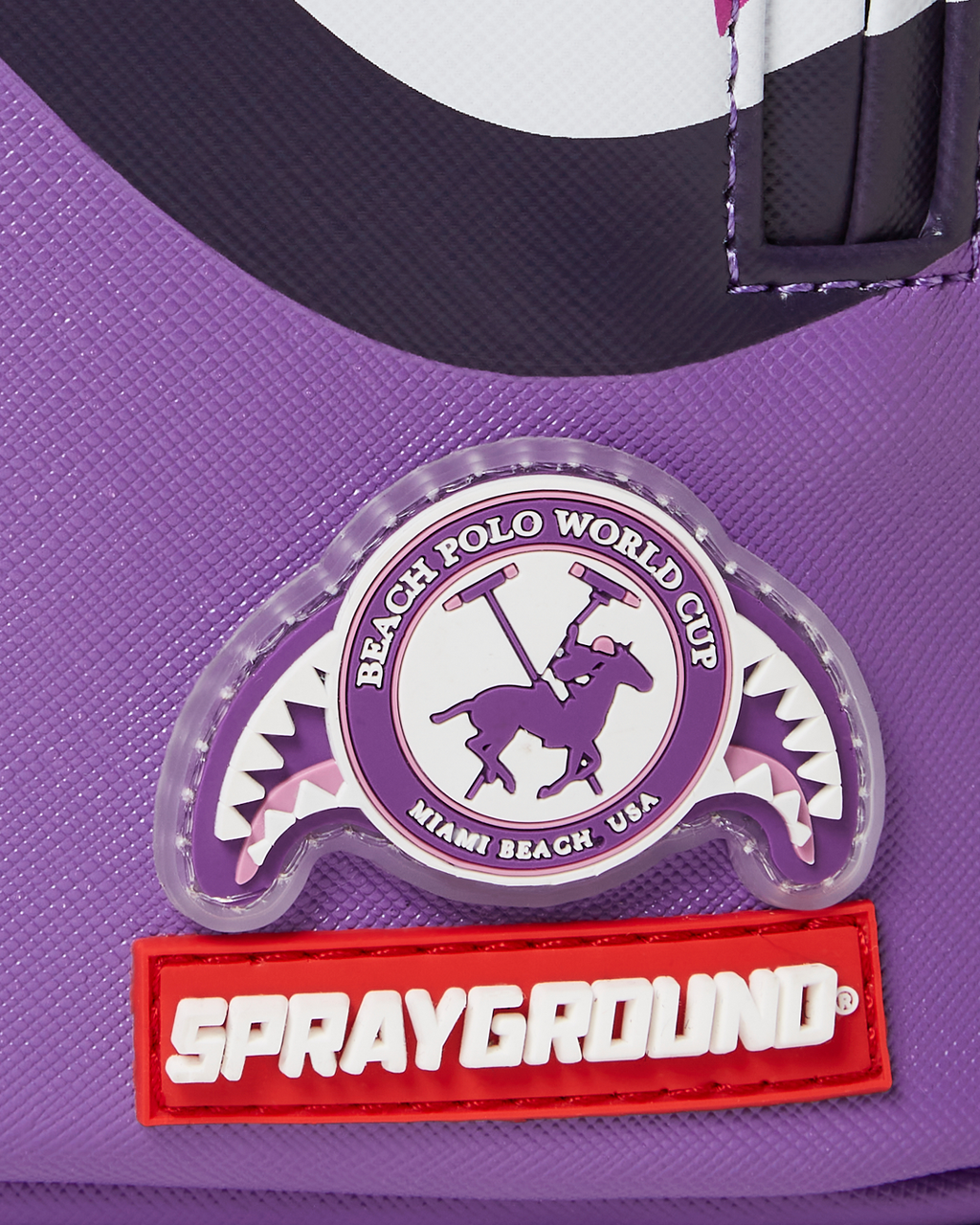 Limited Edition MIAMI BEACH POLO COLLAB BACKPACK DLXV-PURPLE