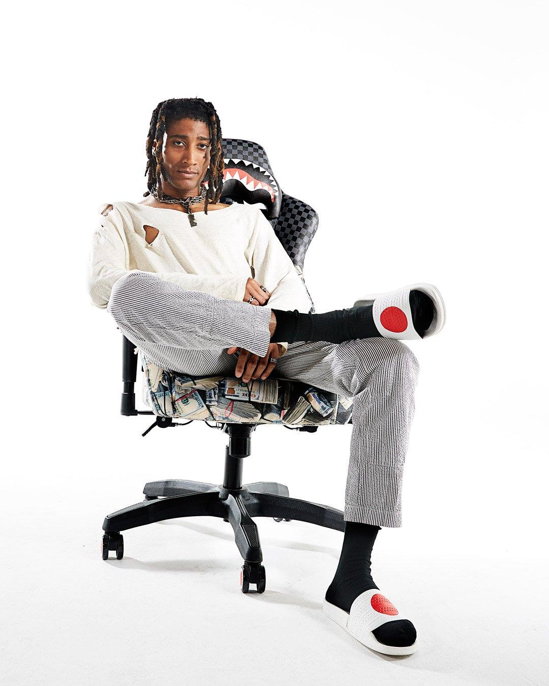 Limited Edition CHECK MONEY GAMING CHAIR - SUPER RARE